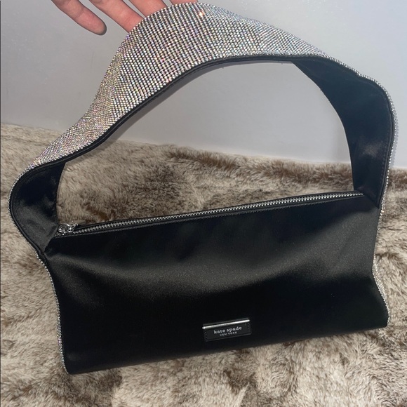 kate spade Handbags - Kate Spade ‘Afterparty’ Crystal Embellished Satin Shoulder Bag